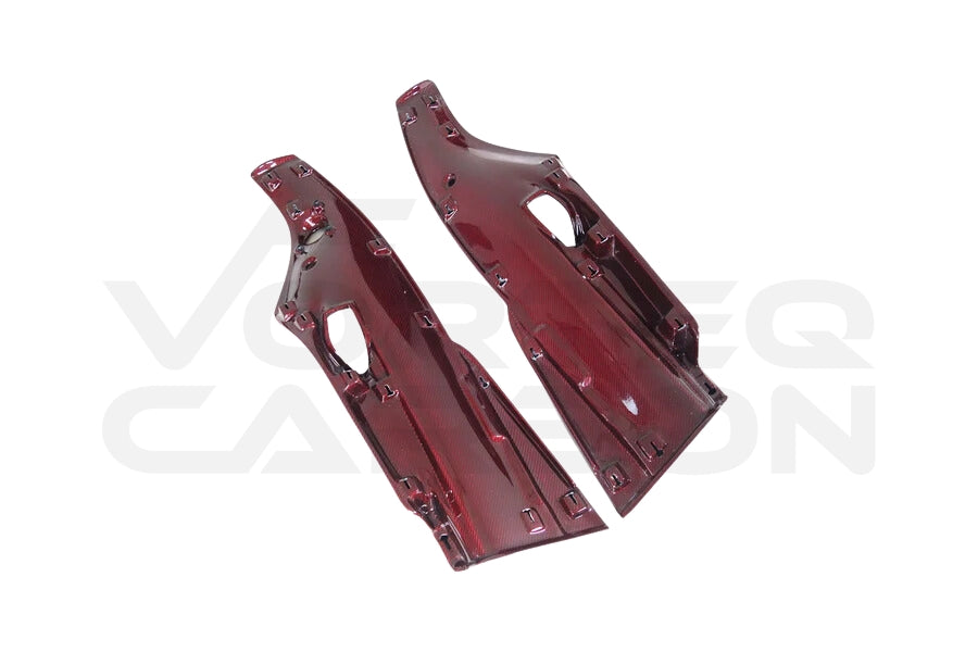 Carbon Fiber Interior Door Panel Trim - Ferrari 488 GTB & Spyder (2015-2020)