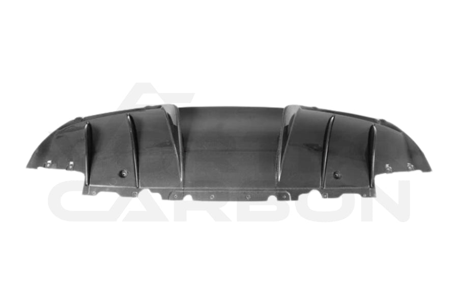 Unpainted Rear Bumper w/ Carbon Fiber Diffuser - Ferrari 296 GTB Type F171 (2022+)