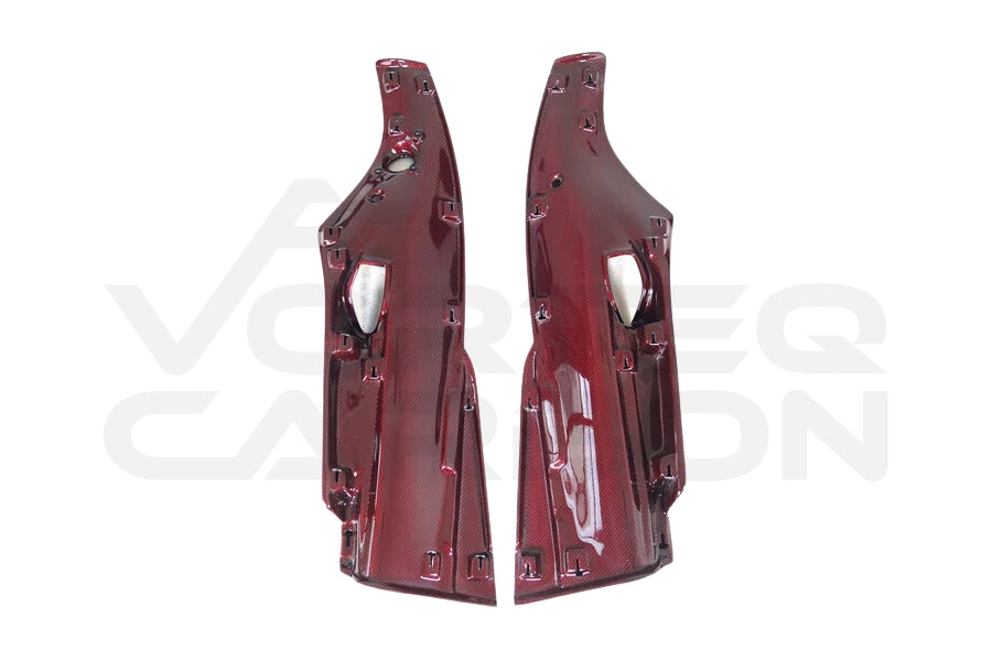 Carbon Fiber Interior Door Panel Trim - Ferrari 488 GTB & Spyder (2015-2020)
