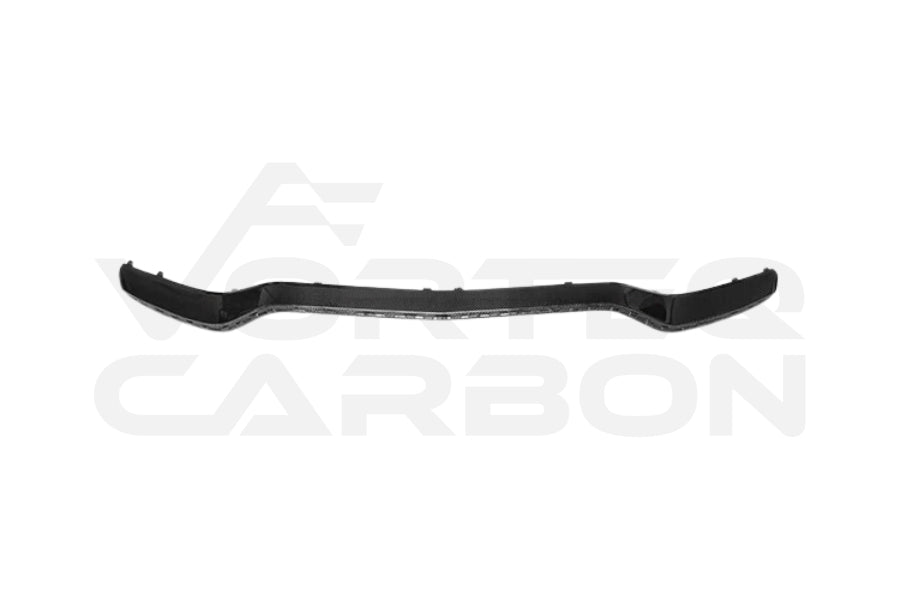 Carbon Fiber Upper Front Bumper Center Lip Trim - Mercedes Benz C217 S63/S65 AMG Coupe (2014-2017)