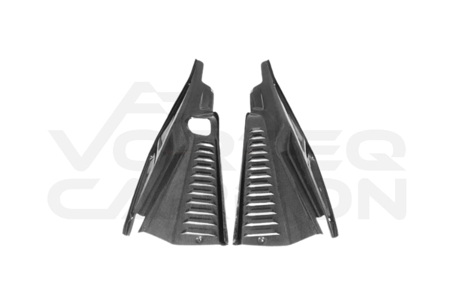 Carbon Fiber Engine Bay Side Vent Panels - Ferrari 458 Coupe / Speciale (2010-2015)