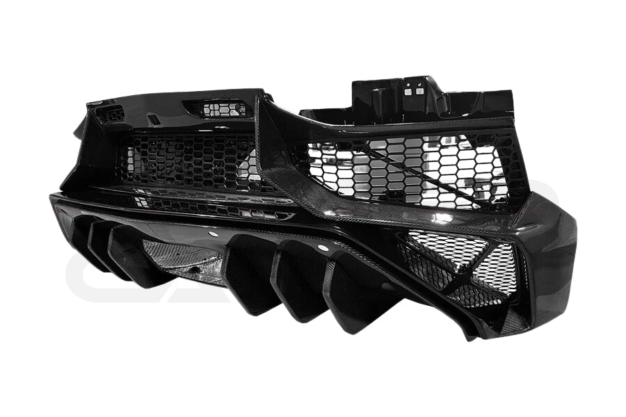 Partial Carbon Fiber SV Style Rear Bumper - Lamborghini Aventador LP700 LP740 Coupe/Roadster (2011-2016)