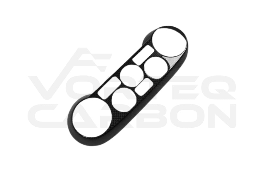 Carbon Fiber Climate Control Panel Trim Cover - Ferrari 488 GTB/Spyder (2015-2020)