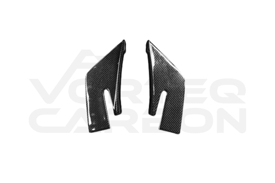 Carbon Fiber Rear Diffuser Canards - Ferrari California (2009-2014)