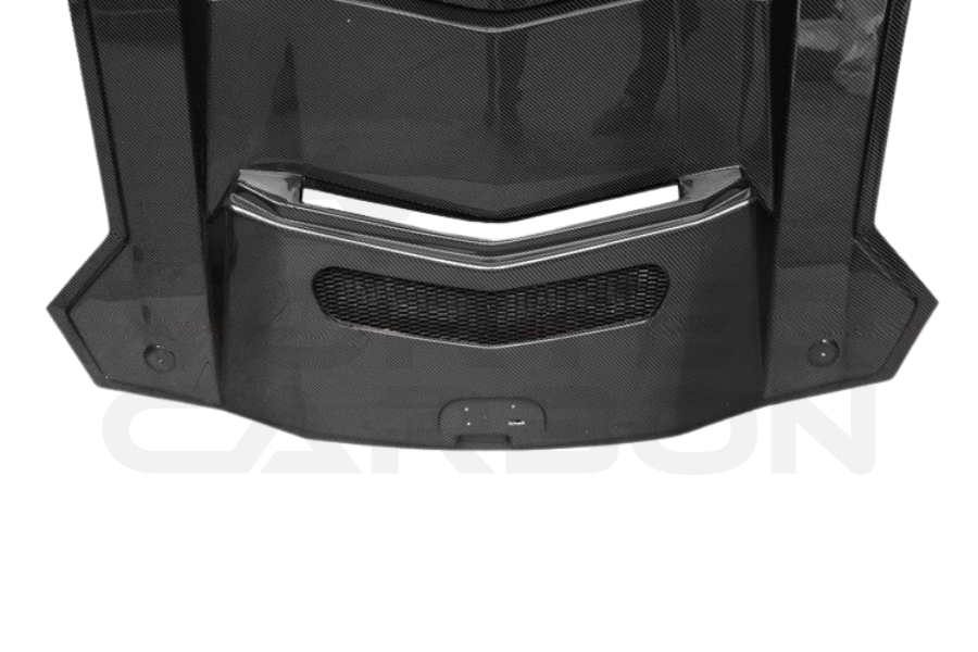 2011-2016 Lamborghini Aventador LP700 Coupe BKSS Style Carbon Fiber Engine Trunk 4