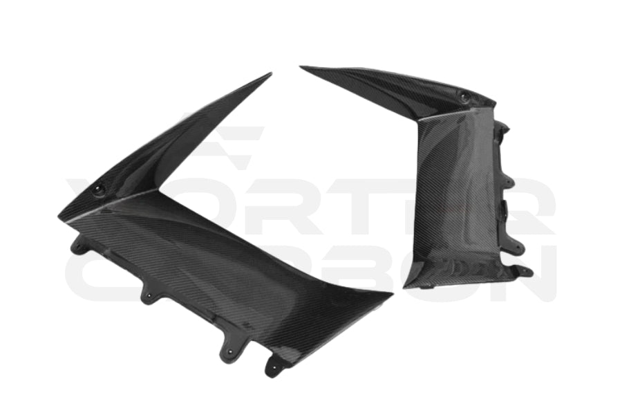 2011-2016 Lamborghini Aventador LP700 Coupe BKSS Style Carbon Fiber Quarter Panel Fender Vent Outside 3