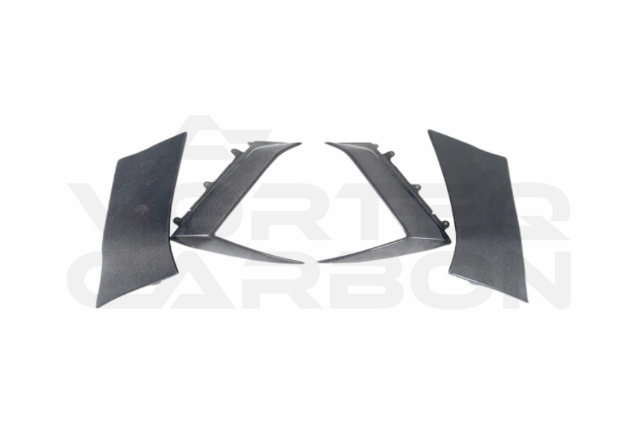 2011-2016 Lamborghini Aventador LP700 Coupe BKSS Style Carbon Fiber Quarter Panel Fender Vents 1