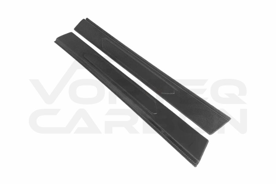 2011-2016 Lamborghini Aventador LP700 Coupe Carbon Fiber Door Still Plate Caps 1