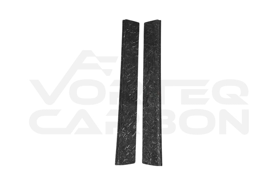 2011-2016 Lamborghini Aventador LP700 Coupe Carbon Fiber Door Still Plate Caps 3