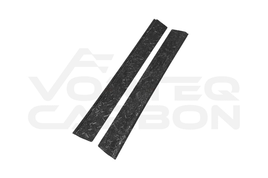 2011-2016 Lamborghini Aventador LP700 Coupe Carbon Fiber Door Still Plate Caps 4