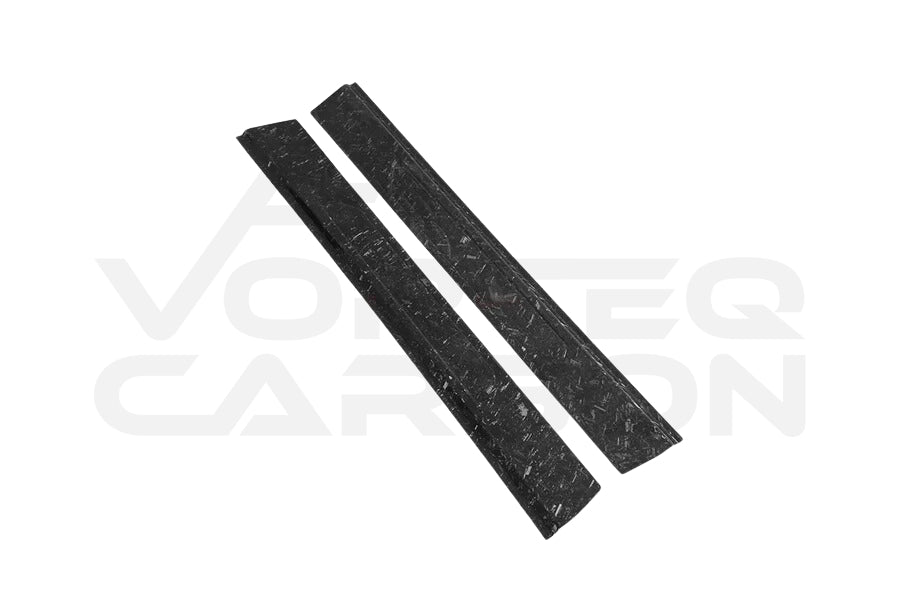 2011-2016 Lamborghini Aventador LP700 Coupe Carbon Fiber Door Still Plate Caps 5