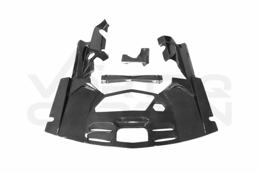 2011-2016 Lamborghini Aventador LP700 Coupe Carbon Fiber Engine Trunk Kit 001