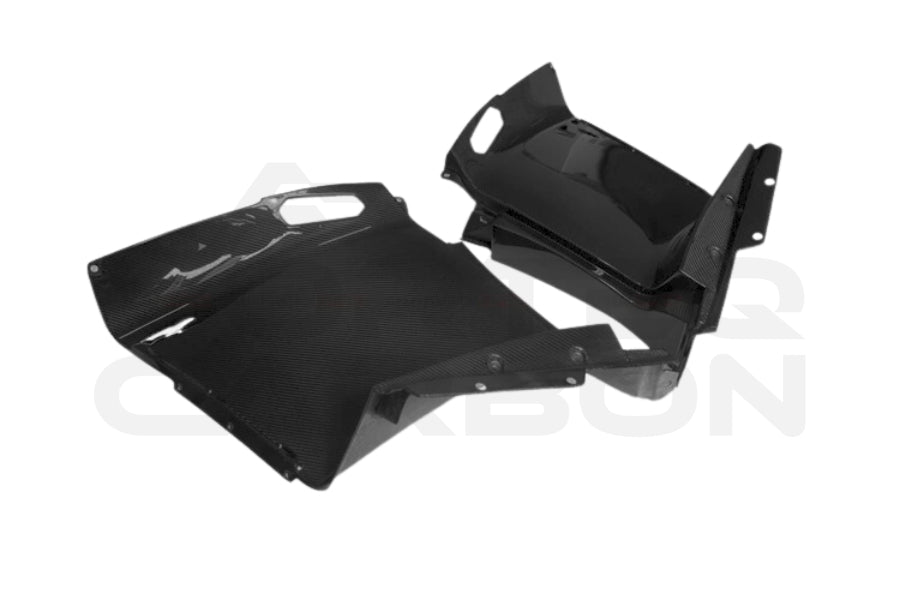 2011-2016 Lamborghini Aventador LP700 Coupe Carbon Fiber Quarter Panel Fender Vent Inside 3