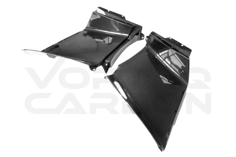 2011-2016 Lamborghini Aventador LP700 Coupe Carbon Fiber Quarter Panel Fender Vent Inside 4