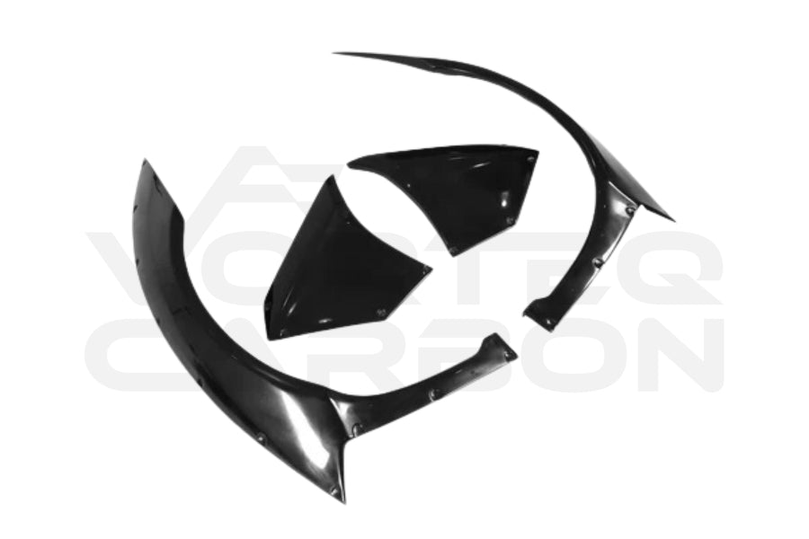 2011-2021 Lamborghini Aventador LP700 LP720 LP750 LP740 Coupe/Roadster DE Style Front Wide Fender Flares 2