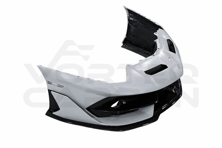 2011-2021 Lamborghini Aventador LP700 LP740 LP750 Coupe Roadster SVJ Style Part Dry Carbon Fiber Front Bumper 7