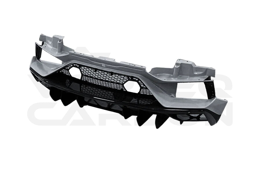 2011-2021 Lamborghini Aventador LP700 LP740 LP750 Coupe Roadster SVJ Style Part Dry Carbon Fiber Rear Bumper 7