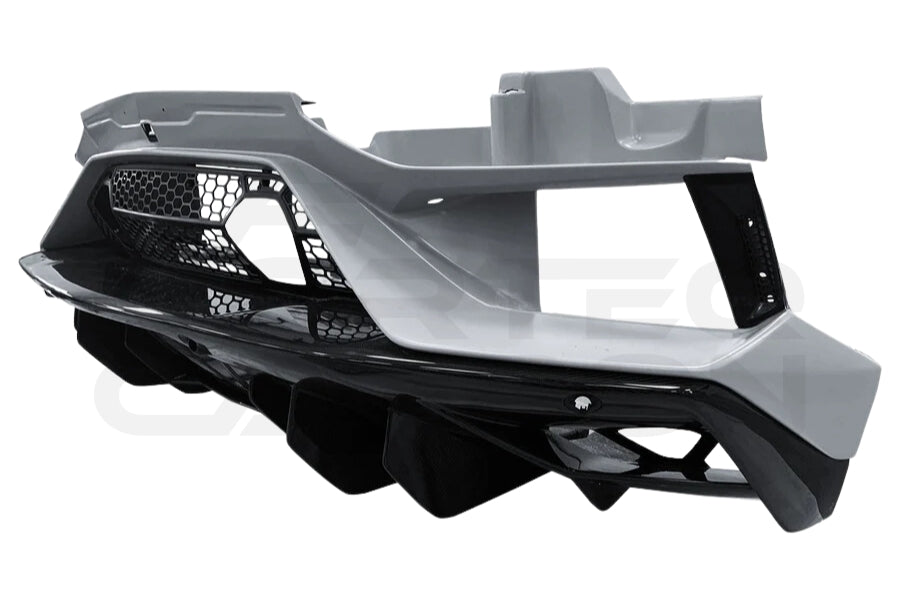 2011-2021 Lamborghini Aventador LP700 LP740 LP750 Coupe Roadster SVJ Style Part Dry Carbon Fiber Rear Bumper 8