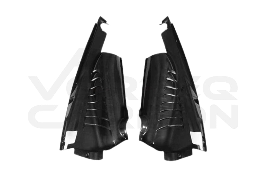 Carbon Fiber Engine Intake Heat Shield - Ferrari 488 GTB / Pista / F8 (2015-2022)