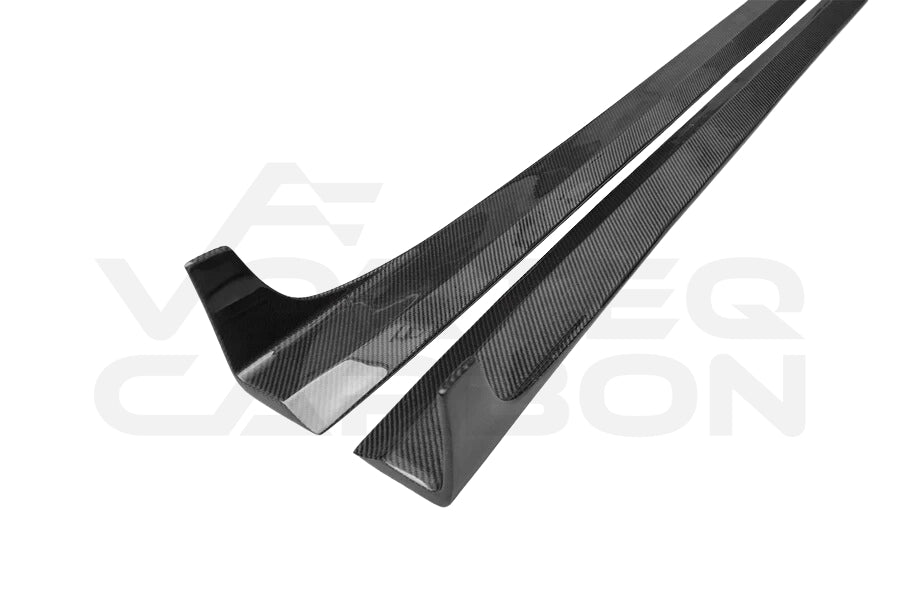 Carbon Fiber D Style Side Skirts - Mercedes Benz CLS Class W218 (2011-2017)