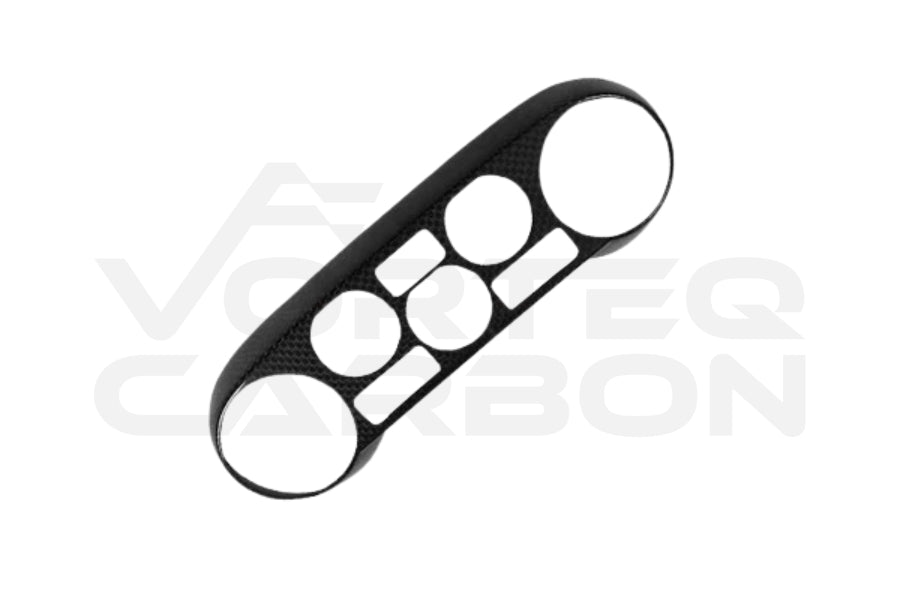 Carbon Fiber Climate Control Panel Trim Cover - Ferrari 488 GTB/Spyder (2015-2020)