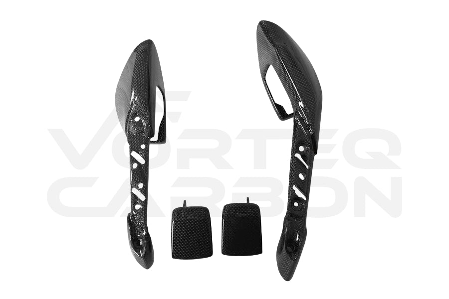 Carbon Fiber Door Handle Interior Kit - Ferrari 488 GTB/Spyder (2015-2020)