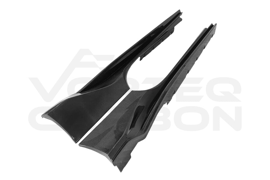 Carbon Fiber Pista Style Side Skirts - Ferrari 488 GTB & Spyder (2015-2020)