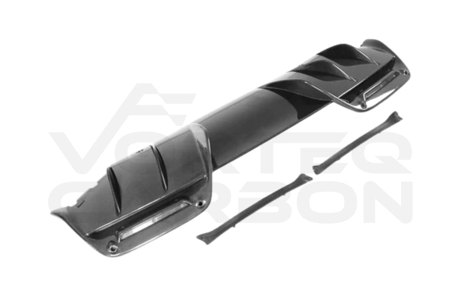 Carbon Fiber Rear Diffuser - Ferrari 296 GTB Type F171 (2022+)