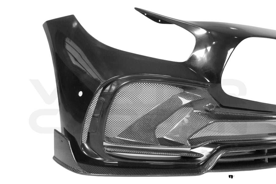 Partial Carbon Fiber I2 Style Front Bumper - Mercedes Benz AMG GT/GTS (2015-2021)