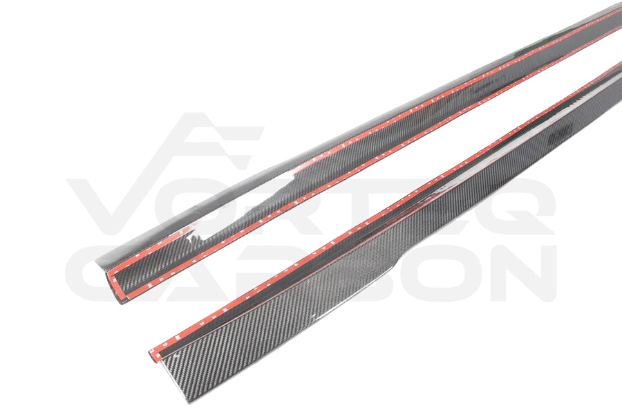 Carbon Fiber M Style Side Skirts - Mercedes Benz S Class W223 Long Sedan (2021-2024)