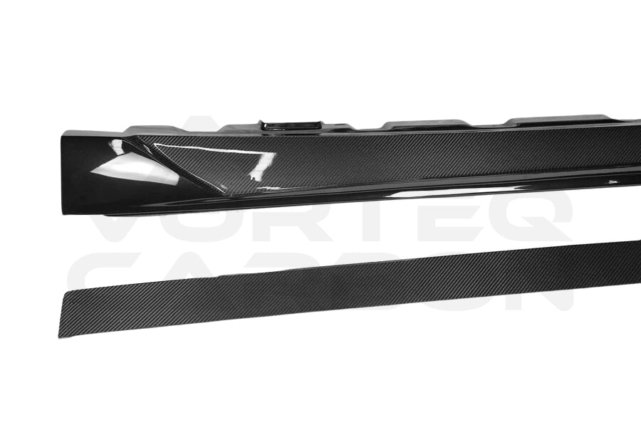 Partial Carbon Fiber M Style Side Skirts - Mercedes Benz S63 W222 Sedan (2017-2020)
