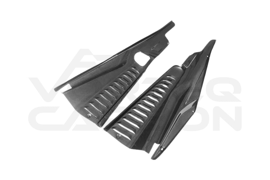Carbon Fiber Engine Bay Side Vent Panels - Ferrari 458 Coupe / Speciale (2010-2015)