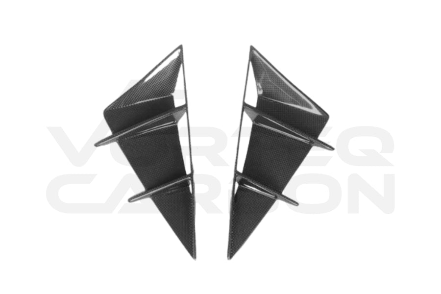 Carbon Fiber M Style Rear Bumper Vents - Ferrari 812 Superfast / GTS (2018-UP)