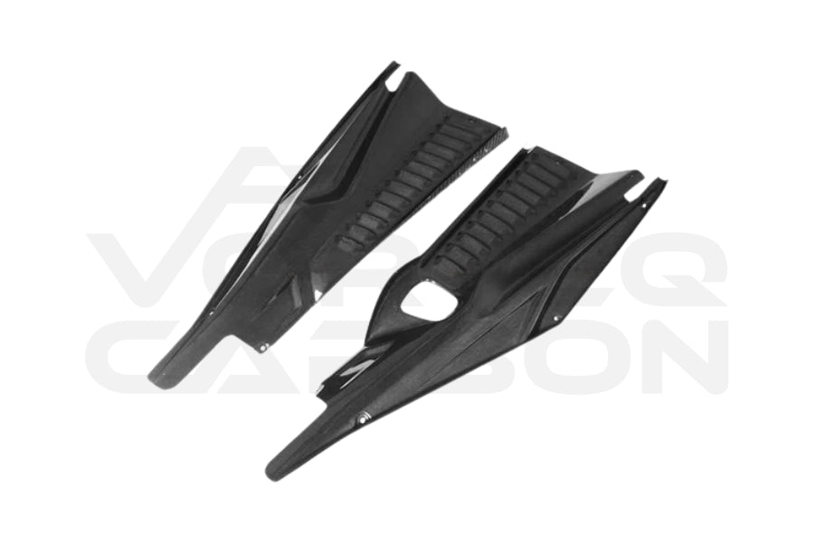 Carbon Fiber Engine Bay Side Vent Panels - Ferrari 458 Coupe / Speciale (2010-2015)