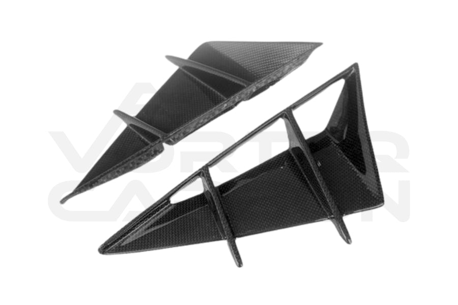 Carbon Fiber M Style Rear Bumper Vents - Ferrari 812 Superfast / GTS (2018-UP)