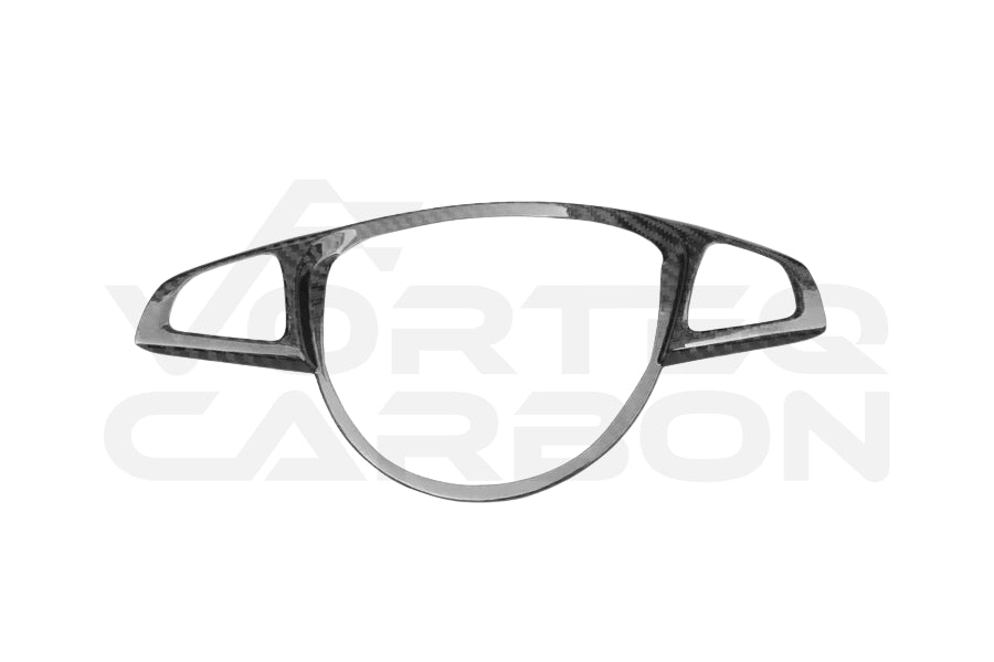 Carbon Fiber Interior Steering Wheel Trim - Mercedes Benz W205 C63 AMG (2015-2021)