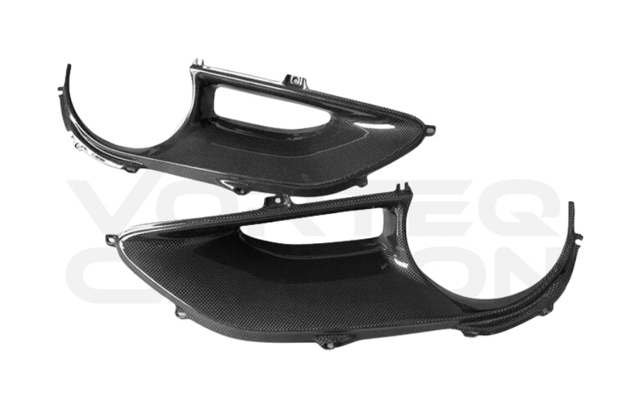 Carbon Fiber Taillight Vent Covers - Ferrari 488 GTB/Spyder (2015-2020)