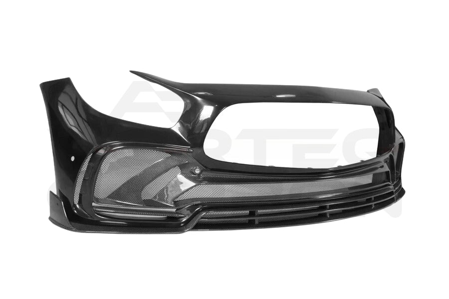 Partial Carbon Fiber I2 Style Front Bumper - Mercedes Benz AMG GT/GTS (2015-2021)