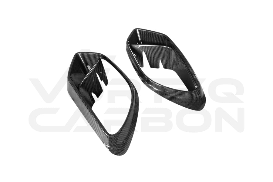 Carbon Fiber B Style Front Bumper Vents - Mercedes Benz AMG GT63/S 4 Door Coupe X290 (2019-2024)