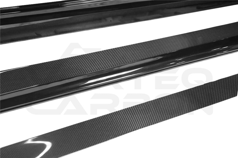 Partial Carbon Fiber M Style Side Skirts - Mercedes Benz S63 W222 Sedan (2017-2020)