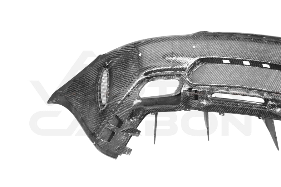 Partial Carbon Fiber I Style Rear Bumper w/ Diffuser - Mercedes Benz AMG GT/GTS (2015-2016)