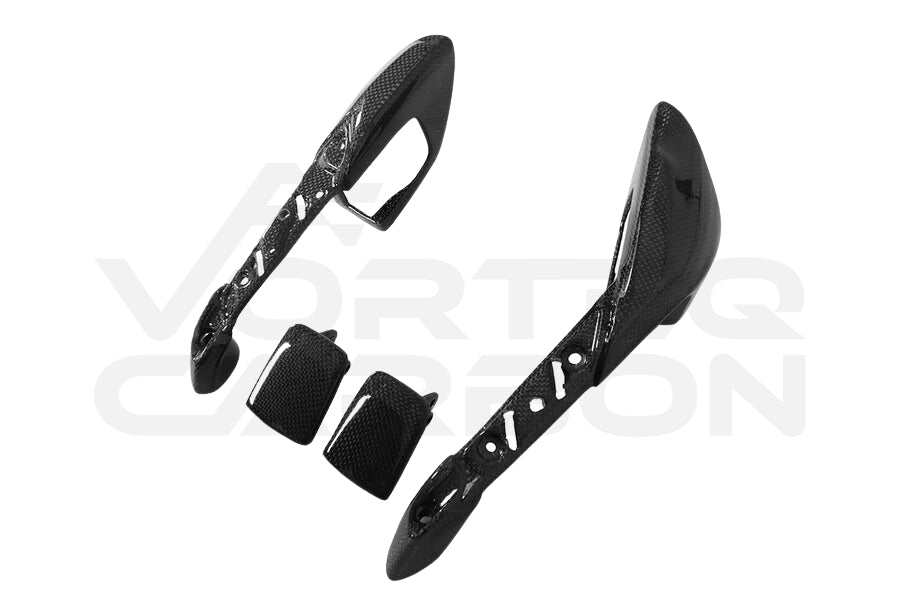 Carbon Fiber Door Handle Interior Kit - Ferrari 488 GTB/Spyder (2015-2020)