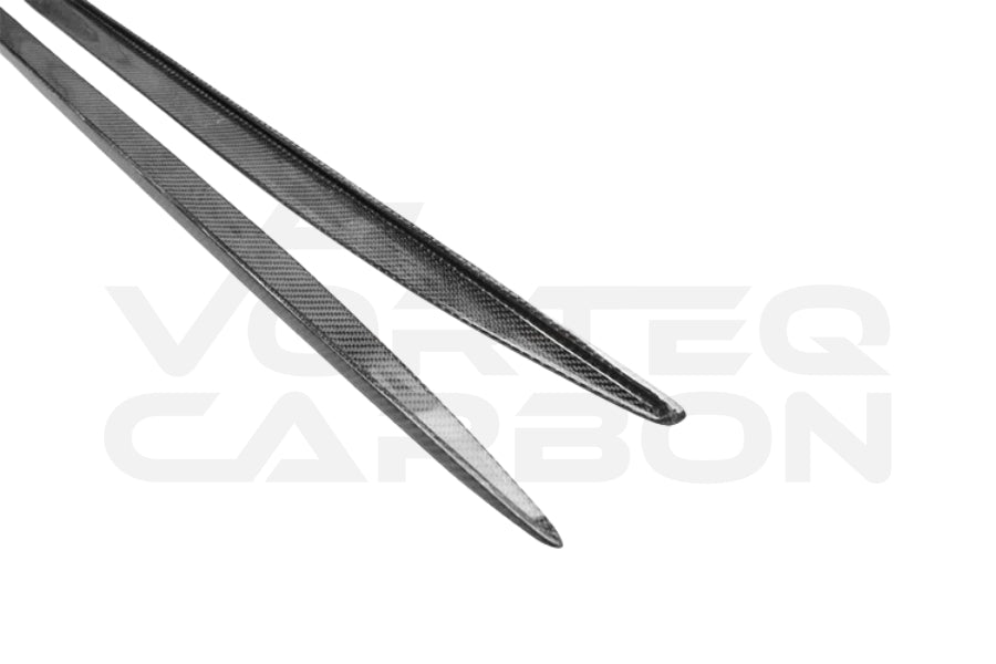 Carbon Fiber Side Skirts Extension - Mercedes Benz W205 C63/S AMG Sedan (2015-2021)
