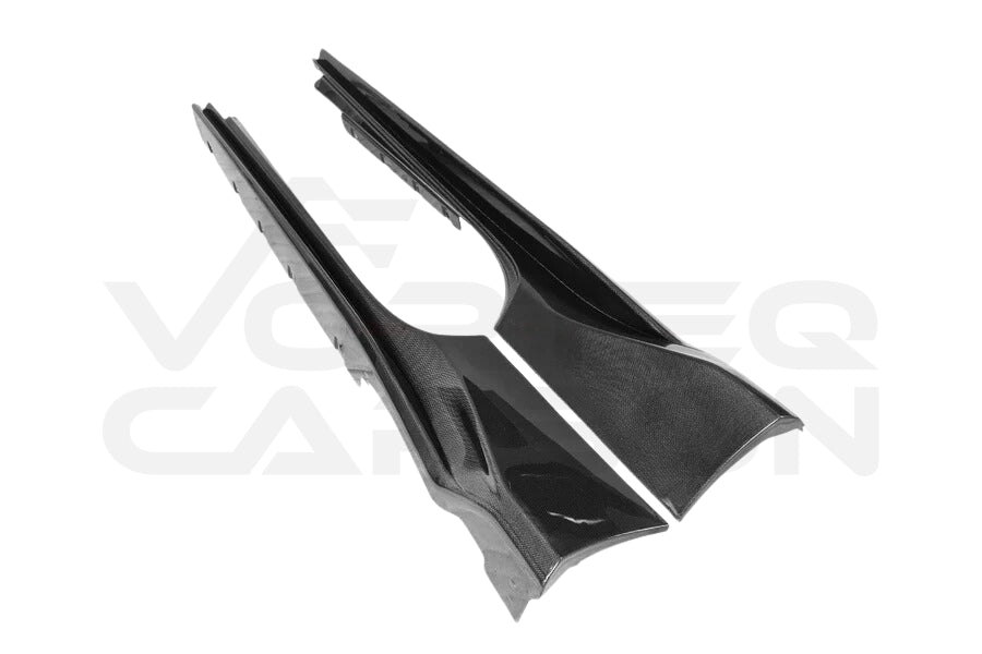Carbon Fiber Pista Style Side Skirts - Ferrari 488 GTB & Spyder (2015-2020)