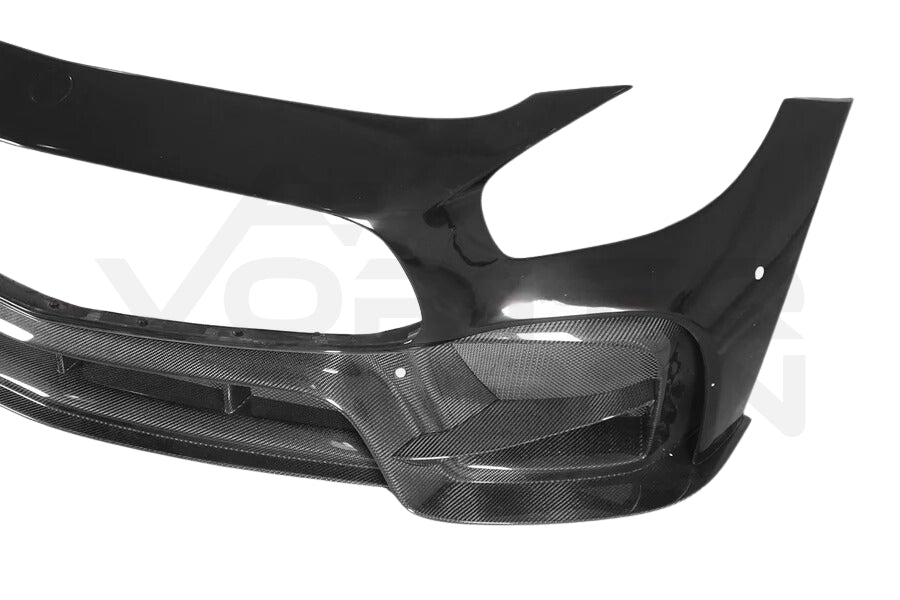 Partial Carbon Fiber I Style Front Bumper - Mercedes Benz AMG GT GTS GTC (2017-2021)