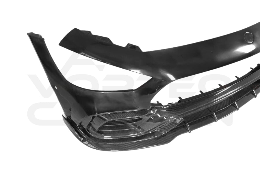 Partial Carbon Fiber I Style Front Bumper - Mercedes AMG GT50 GT53 GT43 GT63 GT63S 4 Door Coupe X290 (2019-2024)