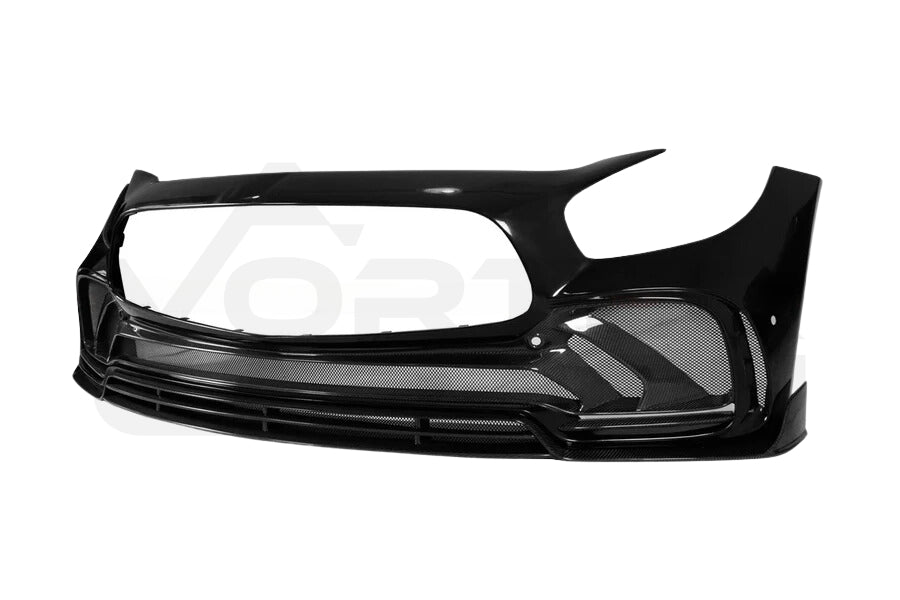 Partial Carbon Fiber I2 Style Front Bumper - Mercedes Benz AMG GT/GTS (2015-2021)