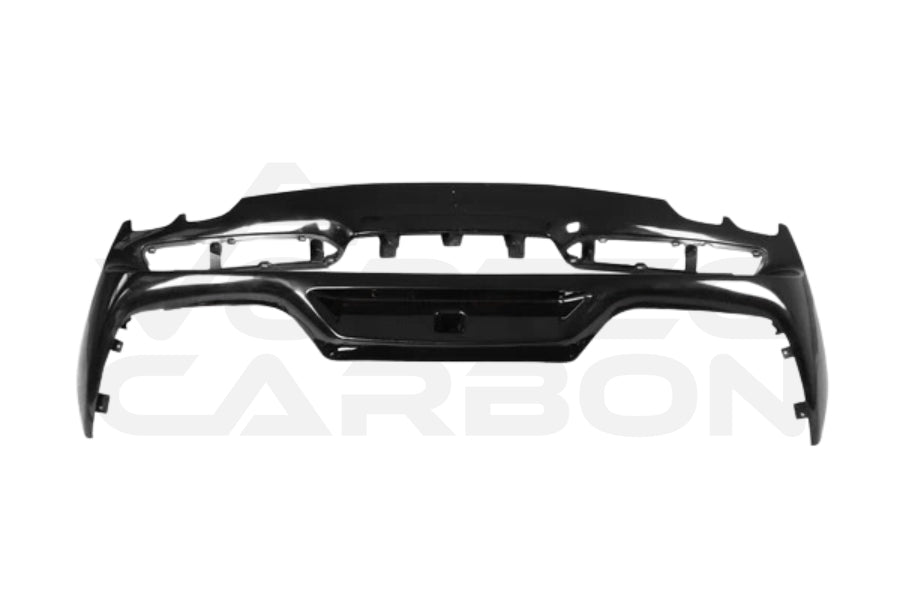 Unpainted Rear Bumper w/ Carbon Fiber Diffuser - Ferrari 296 GTB Type F171 (2022+)