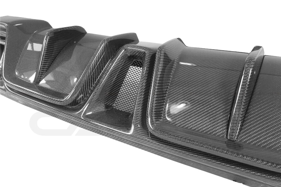 Carbon Fiber I Style Rear Diffuser w/ Exhaust Tips - Mercedes Benz AMG GT50 GT53 GT43 4 Door Coupe X290 (2019-2024)
