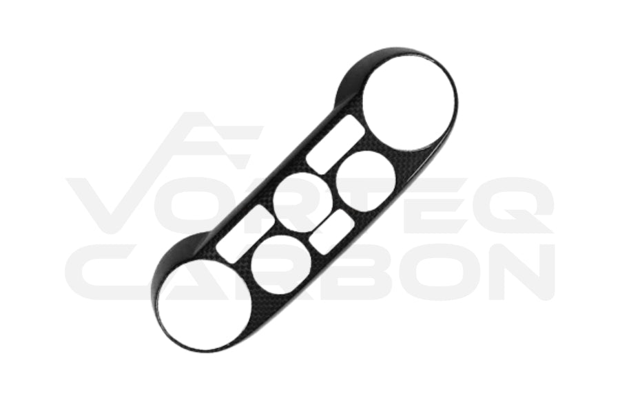 Carbon Fiber Climate Control Panel Trim Cover - Ferrari 488 GTB/Spyder (2015-2020)